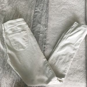 Hollister - white super skinny jeans